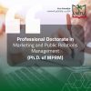 Professional Doctorate in Marketing and Public Relations Management (Ph.D. of MPRM)