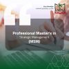 Professional Master's in Strategic Management (MSM)